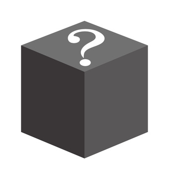 不思議な箱 箱,ボックス,ハテナ,謎,アイテム,びっくり箱のイラスト素材