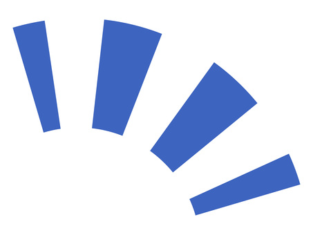 青の強調マーク素材 強調,集中線,記号,飾り,マーク,アクセント,ちょんちょん,注目,視線誘導,青のイラスト素材