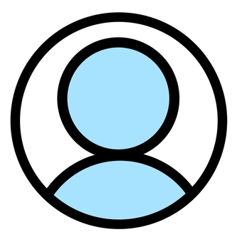 人物 アイコン 青 人物 アイコン 青 人物,アイコン,青,マイページ,ユーザー,個人,上半身,シルエット,ビジネス素材のイラスト素材