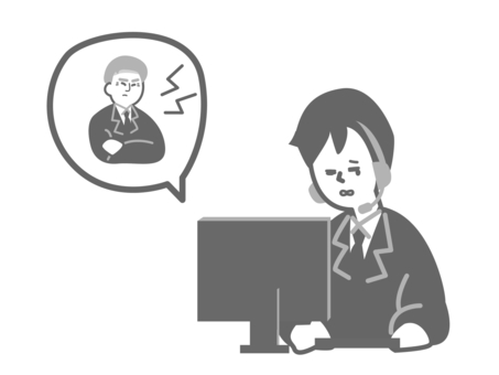 Male office worker crying over angry customer, , JPG, PNG and EPS