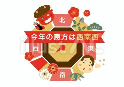 2025年節分のフレーム