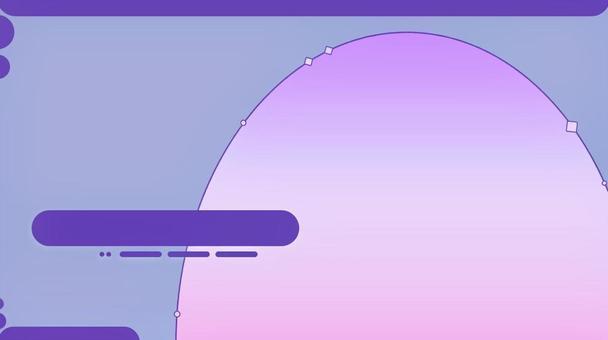 タイトル付きサークル背景 背景,まる,グラデーション,シンプル,かわいいのイラスト素材