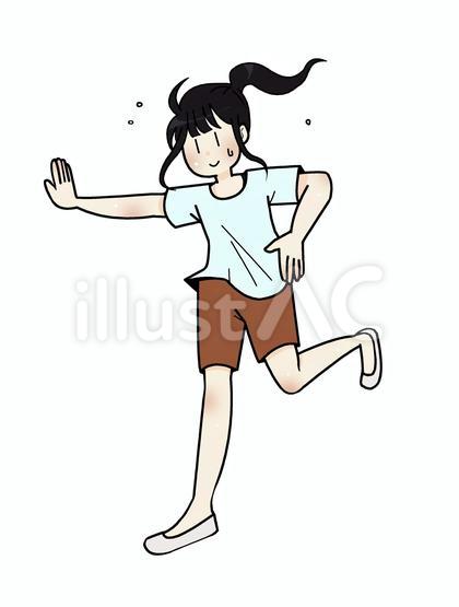 ダンスする女の子
