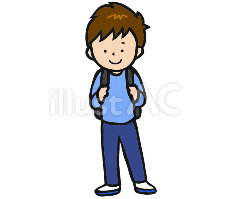 小学生 小学生,男の子,男子のイラスト素材