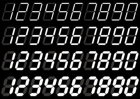 デジタル数字j 数字,デジタル,デジタル数字,フォント,電卓,計算機,シンプル,ビジネス,デザイン,グラフィックのイラスト素材