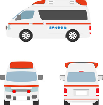 大約有一輛救護車, , JPG, PNG 和 AI