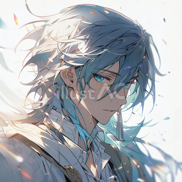瞳のきれいな青年 青年,クール,瞳のイラスト素材