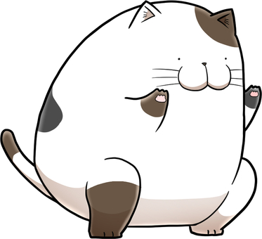 座る三毛猫 座る三毛猫 ネコ,動物,ペット,丸い,ゆるい,かわいい,三毛猫,座るのイラスト素材