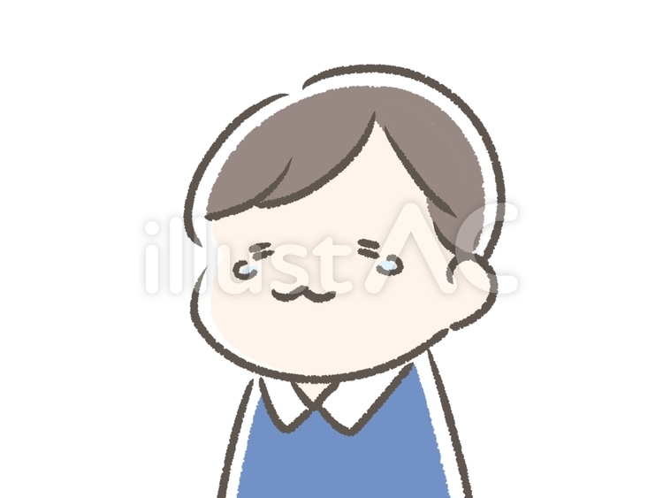 泣く男性 男,男の子,表情のイラスト素材