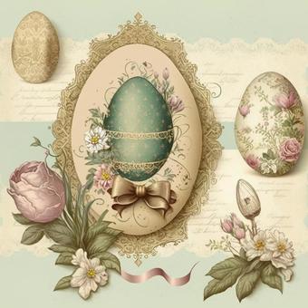 Fashionable cute lace easter egg, , JPG