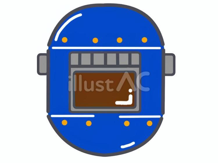 アーク溶接用自動遮光面 遮光面,アーク溶接,自動のイラスト素材