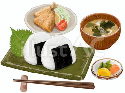 おにぎりセット(アジフライ)