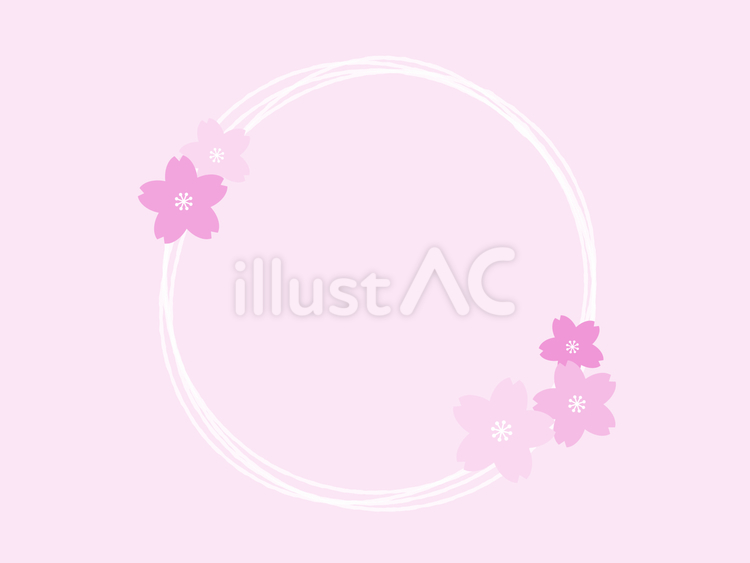 桜フレーム 桜,花,フレームのイラスト素材
