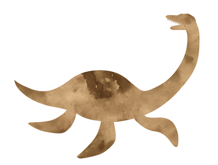Illustration, futabasaurus, डायनासोर, futaba saurusu, 