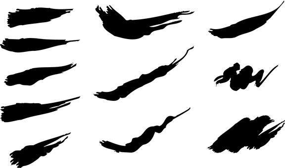 붓 라인, JPG, PNG 및 AI 붓 라인, 수공, 일본식, 라인, JPG, PNG 및 AI