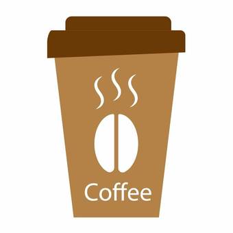 カフェのコーヒーカップのイラスト