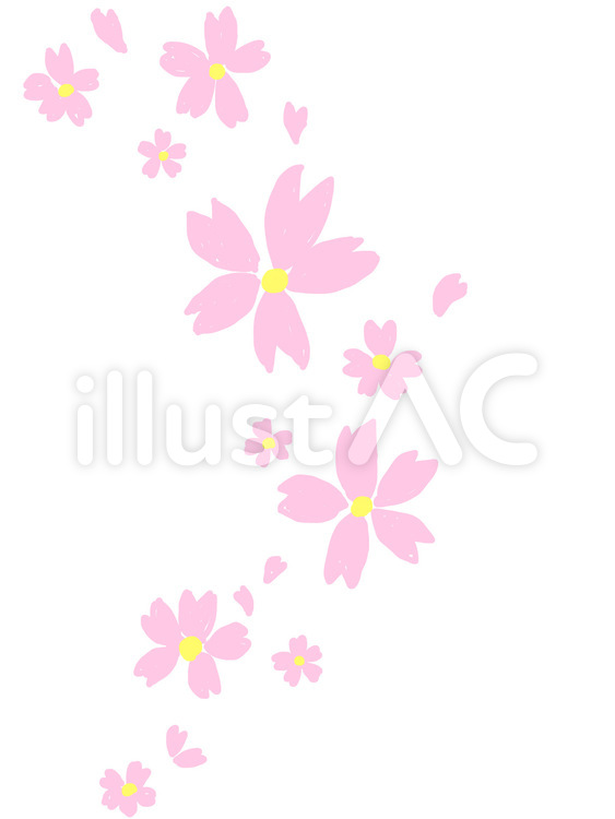 さくら さくら,春,花のイラスト素材