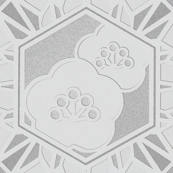 シームレスなモザイク　梅　o