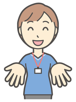  訪問看護師女性-019-バスト ください,訪問看護師,看護師,女性,医療,病院,介護,ナース,在宅看護,クリニックのイラスト素材
