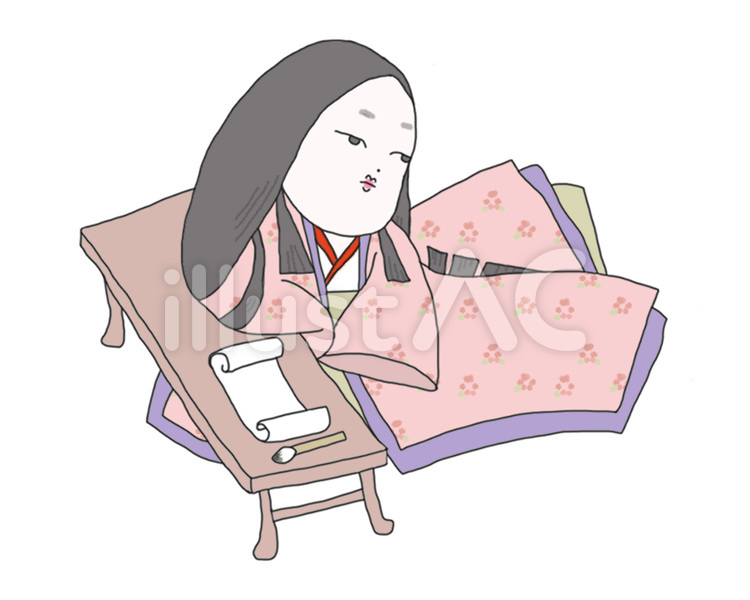 平安時代のお姫さま 平安,時代,姫のイラスト素材