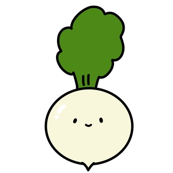 野菜キャラクター(かぶ) 野菜キャラクター(かぶ) かぶ,野菜,キャラクター,顔,挿絵,農家,農業,スーパーマーケットのイラスト素材