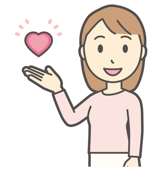  ロングヘア女性-478-バスト