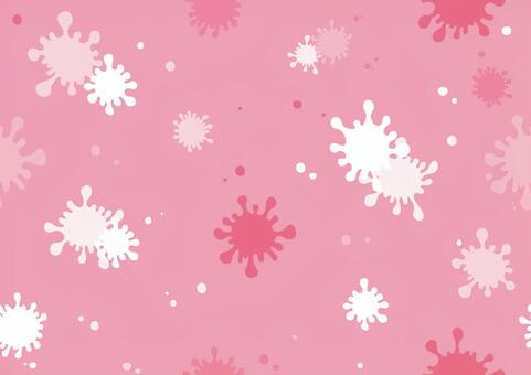 ピンク色のポップなペンキの飛沫の模様 ペンキ,飛沫,液だまり,ポップ,ピンク色,シームレス,背景のイラスト素材