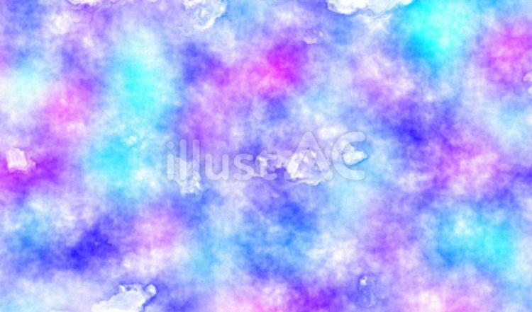 青系水彩 青,水色,紫のイラスト素材