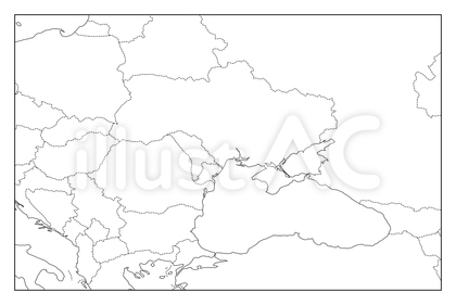 ウクライナ白地図
