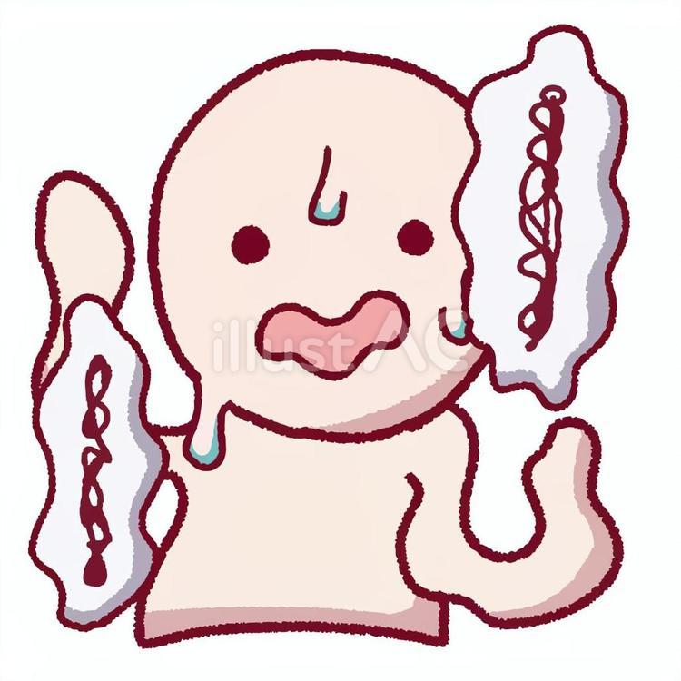 焦る、弁解、言い訳中の人 焦り,言い訳,困るのイラスト素材
