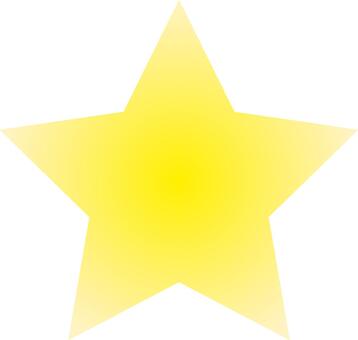 A pale star, star, star, ☆, JPG and PNG