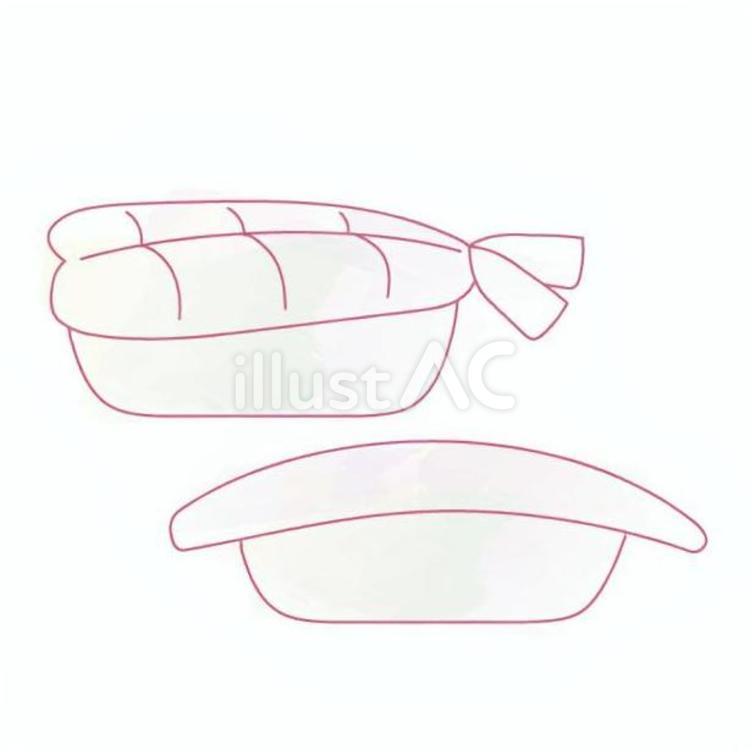 お寿司_2 寿司,海老,魚のイラスト素材