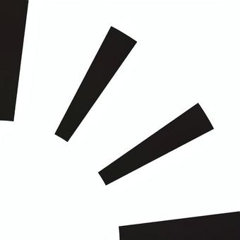 ひらめき黒色 ひらめき,気づく,アイディア,ポイント,思いつく,直感,気づき,注目,強調,アイコンのイラスト素材