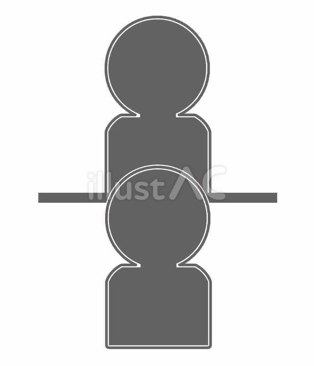 受付（対面）ピクトグラム 受付,対面,話すのイラスト素材