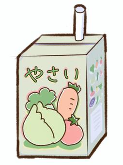 ゆるい野菜ジュース 野菜ジュース,野菜,やさい,飲み物,栄養,食生活のイラスト素材