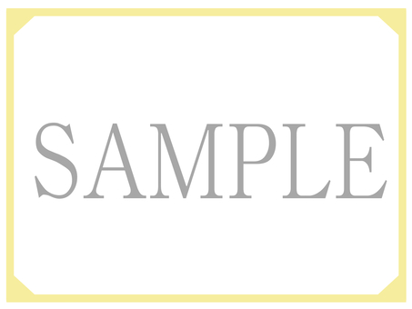 Simple frame_yellow, JPG, PNG and AI Simple frame_yellow, simple, frame, four corners, JPG, PNG and AI