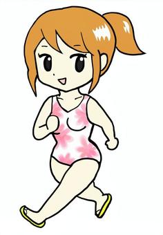 Swimsuit girl 1, girl, bathing suits, tiny, JPG and PNG