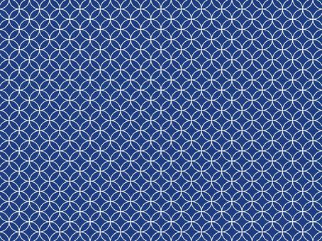 七宝繋ぎA（紺色） 七宝繋ぎ,七宝,背景,和柄,パターン,伝統紋様,紺,壁紙,シームレス,柄のイラスト素材