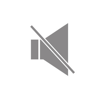 スピーカーマーク（ミュート・グレー） 音量,スピーカー,アイコン,音量マーク,ミュート,音量調節,グレー,シンプル,イラスト,uiデザインのイラスト素材