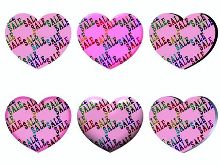 ハ−トのアイコン　SALE