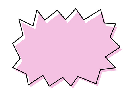 speech bubble pink 1, , JPG and PNG