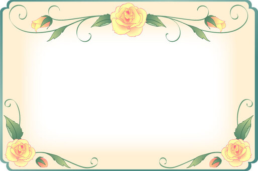 Rose-C plate (cream), JPG Rose-C plate (cream), , JPG