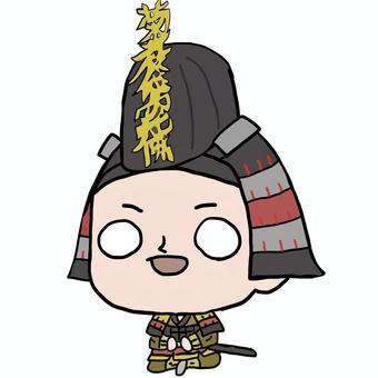 ゆるい森蘭丸さん 森蘭丸,森成利,乱法師,武将,小姓,本能寺の変,戦国,時代,室町時代,安土桃山時代のイラスト素材