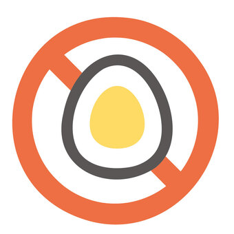 卵不使用マーク　アレルギー 卵,たまご,玉子,不使用,アレルギー,アレルゲン,食品,原材料,表示,食物アレルギーのイラスト素材