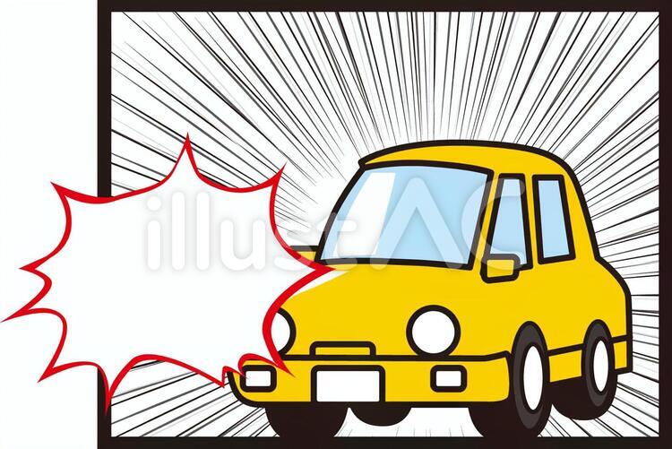 クルマ　車 車通勤,初心者運転,車関係のイラスト素材