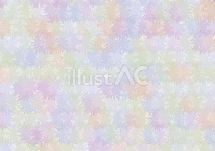 淡い色調の抽象デザイン 不定形,ギザギザ,モコモコのイラスト素材