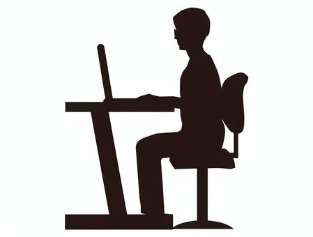 PC work, مكتب, إنسان, سيئة, JPG and PNG