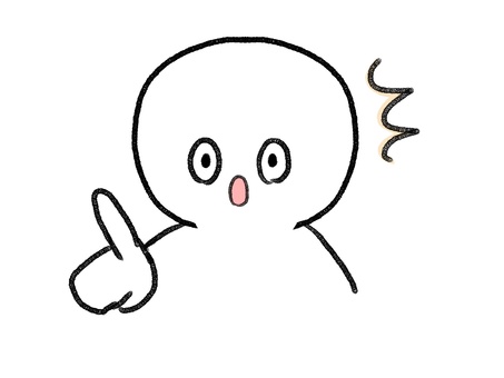 驚く棒人間 棒人間,人物,驚愕,指さし,手描き,落書き,表情,黒,シンプル,素材のイラスト素材