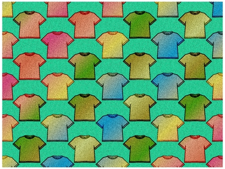 Tシャツの壁紙　ライトグリーン tシャツ,シャツ,半袖,柄,パターン,壁紙,背景,ポストカード,グラデーション,パステルカラーのイラスト素材