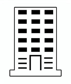 ビル（建物） ビル,オフィス,アパート,社屋,建築,会社,事務所,住宅,マンション,不動産のイラスト素材